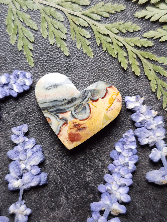 Galaxy Rhyolite heart