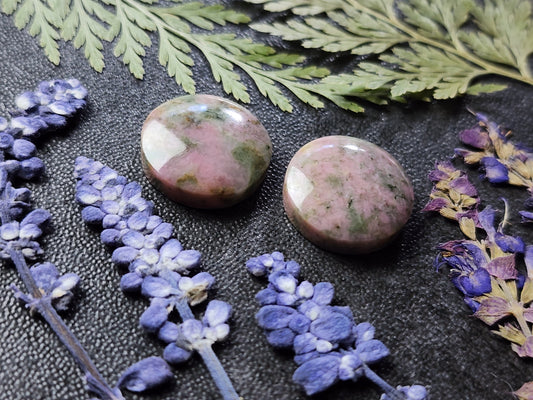 Rhodonite pair