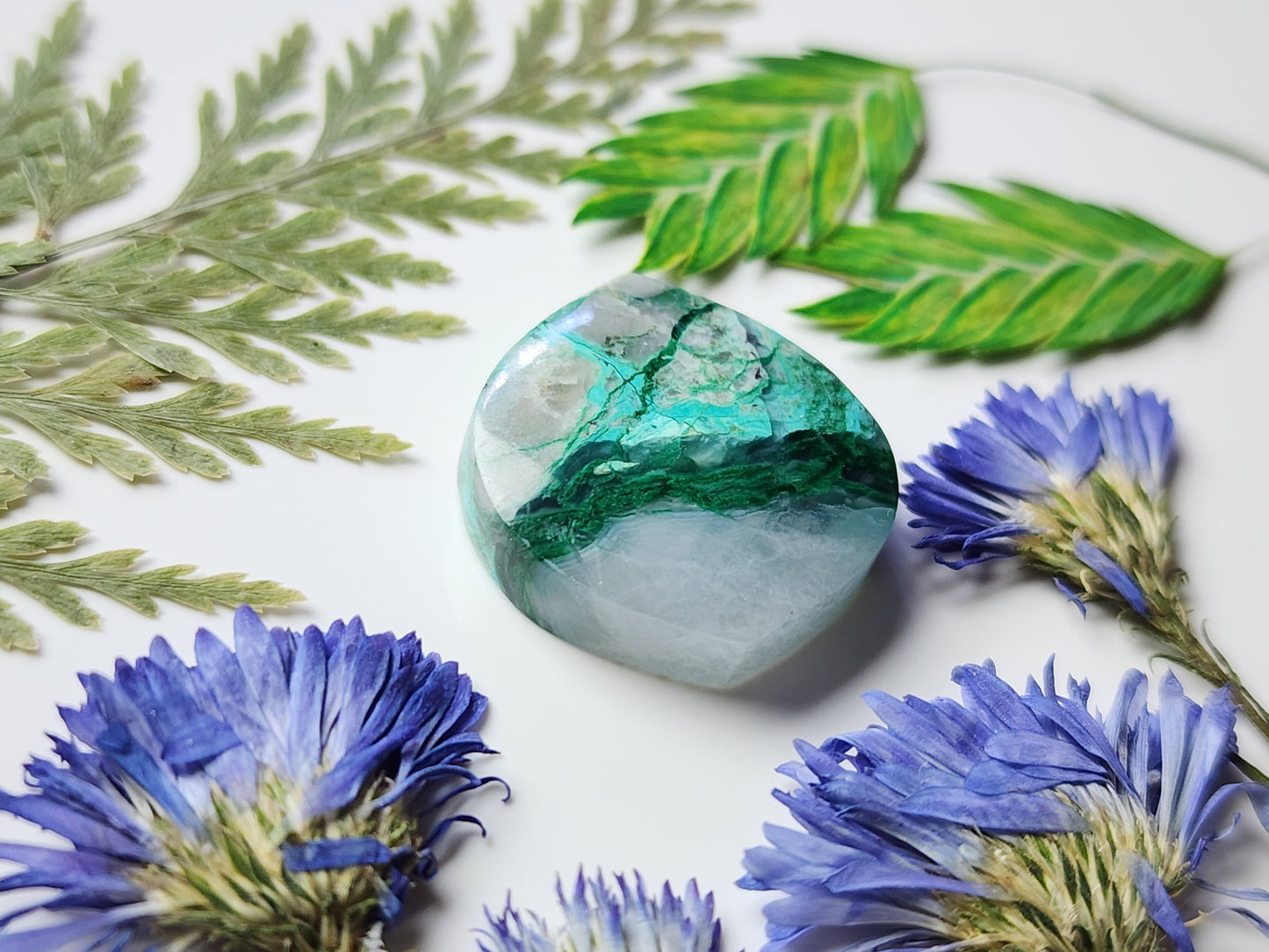 Inspiration mine Chrysocolla Malachite gem silica