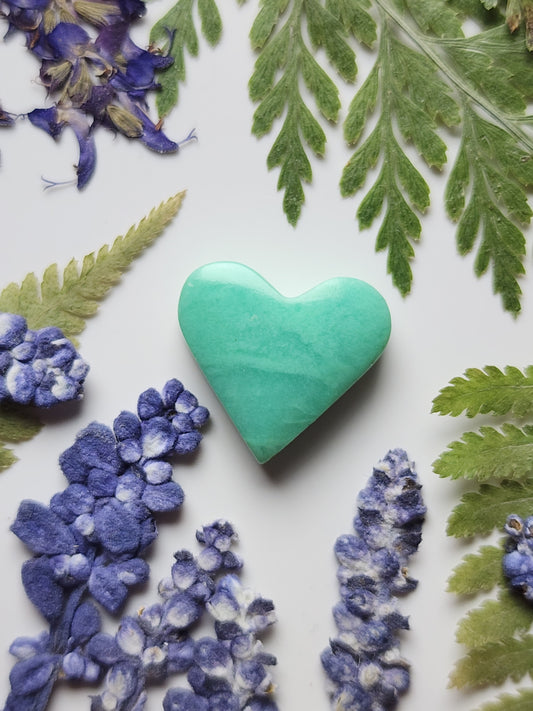 Newman Chrysoprase heart
