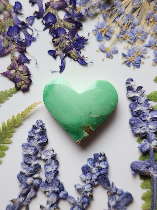 Australian Variscite heart