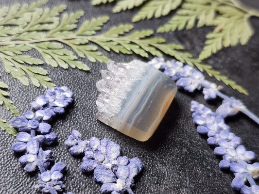 Amethyst Cathedral agate crystal edge