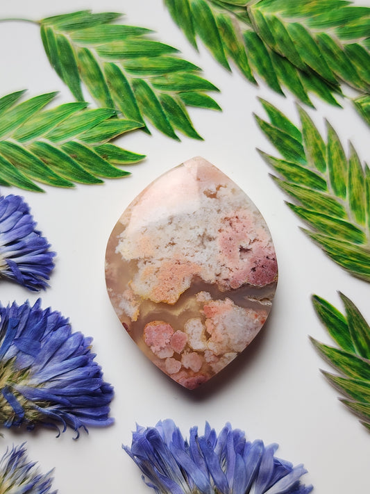 Pink Lady plume agate