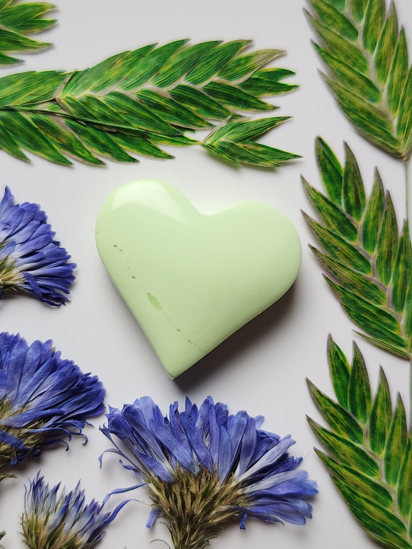 Lemon Chrysoprase heart