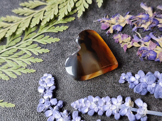 Montana agate heart