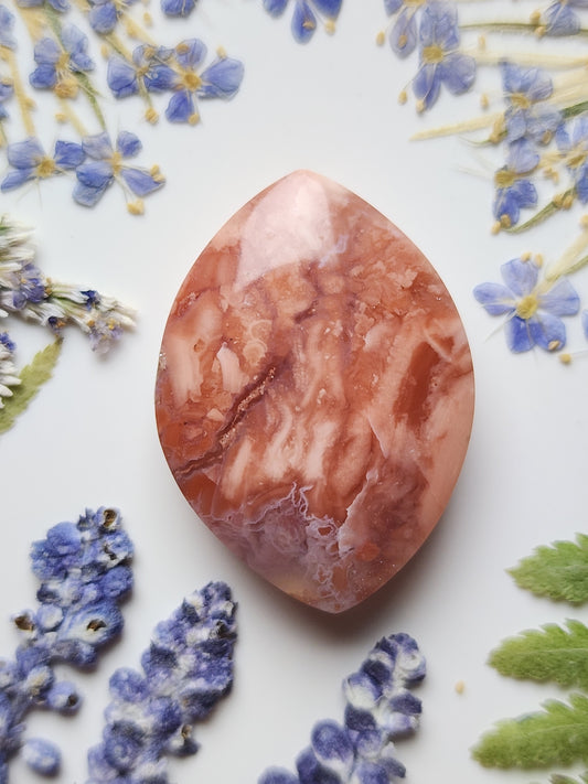 Cotton candy agate