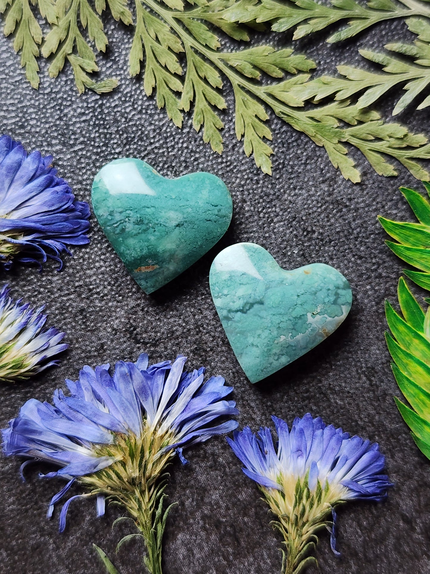 Mtorolite heart pair