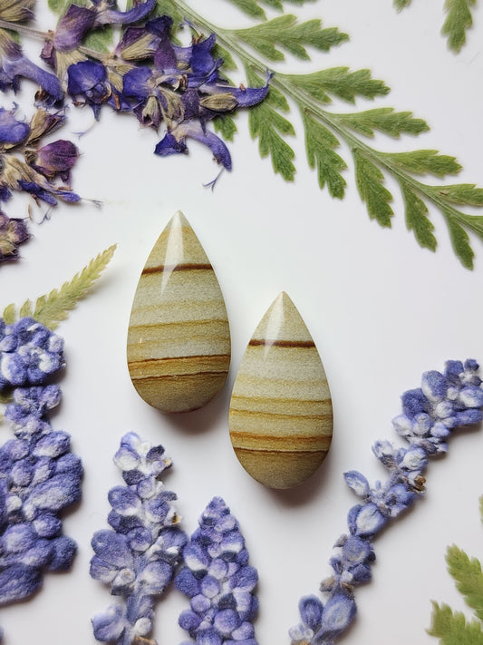 Cripple Creek jasper pair