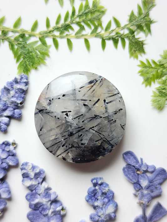 Black Tourmaline in quartz