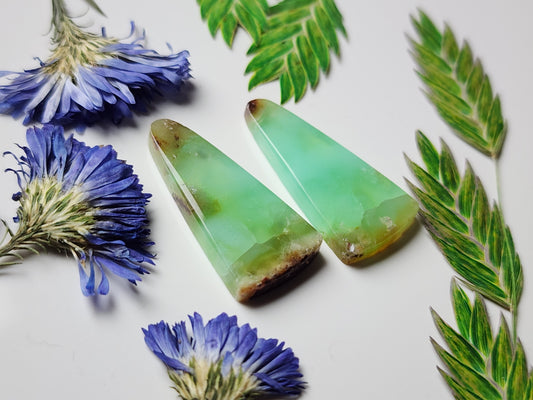 Australian Chrysoprase pair