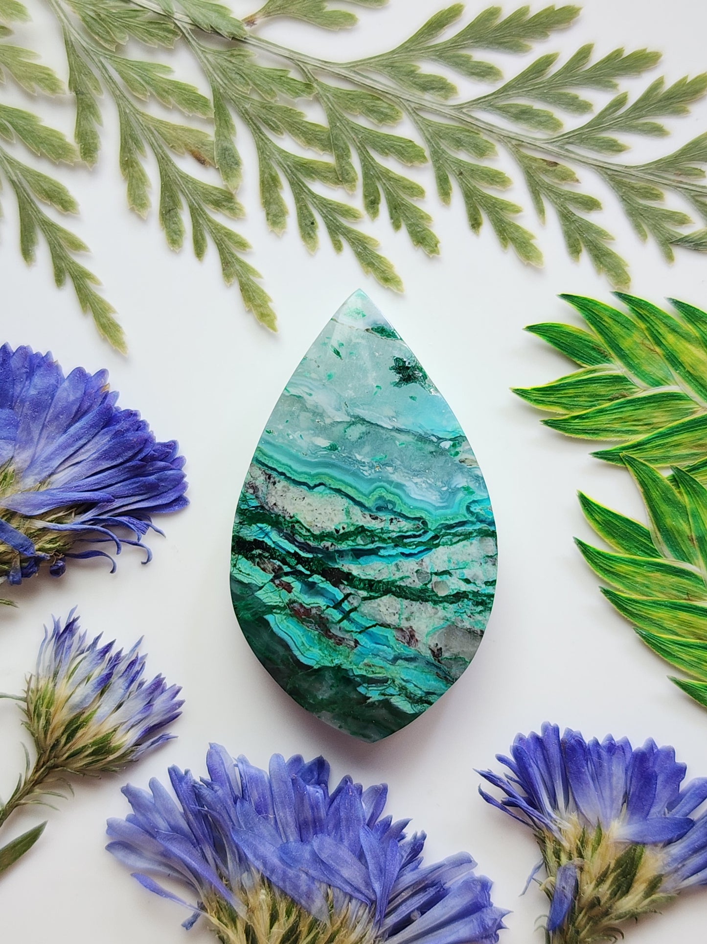 Inspiration mine Chrysocolla Malachite Gem silica