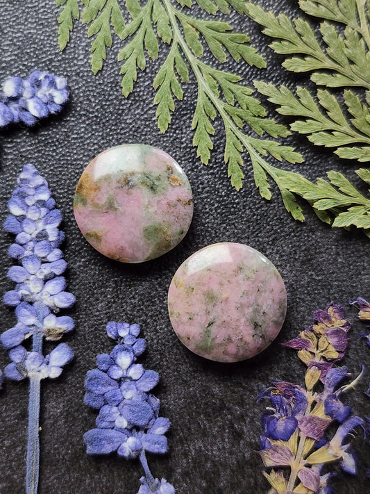 Rhodonite pair