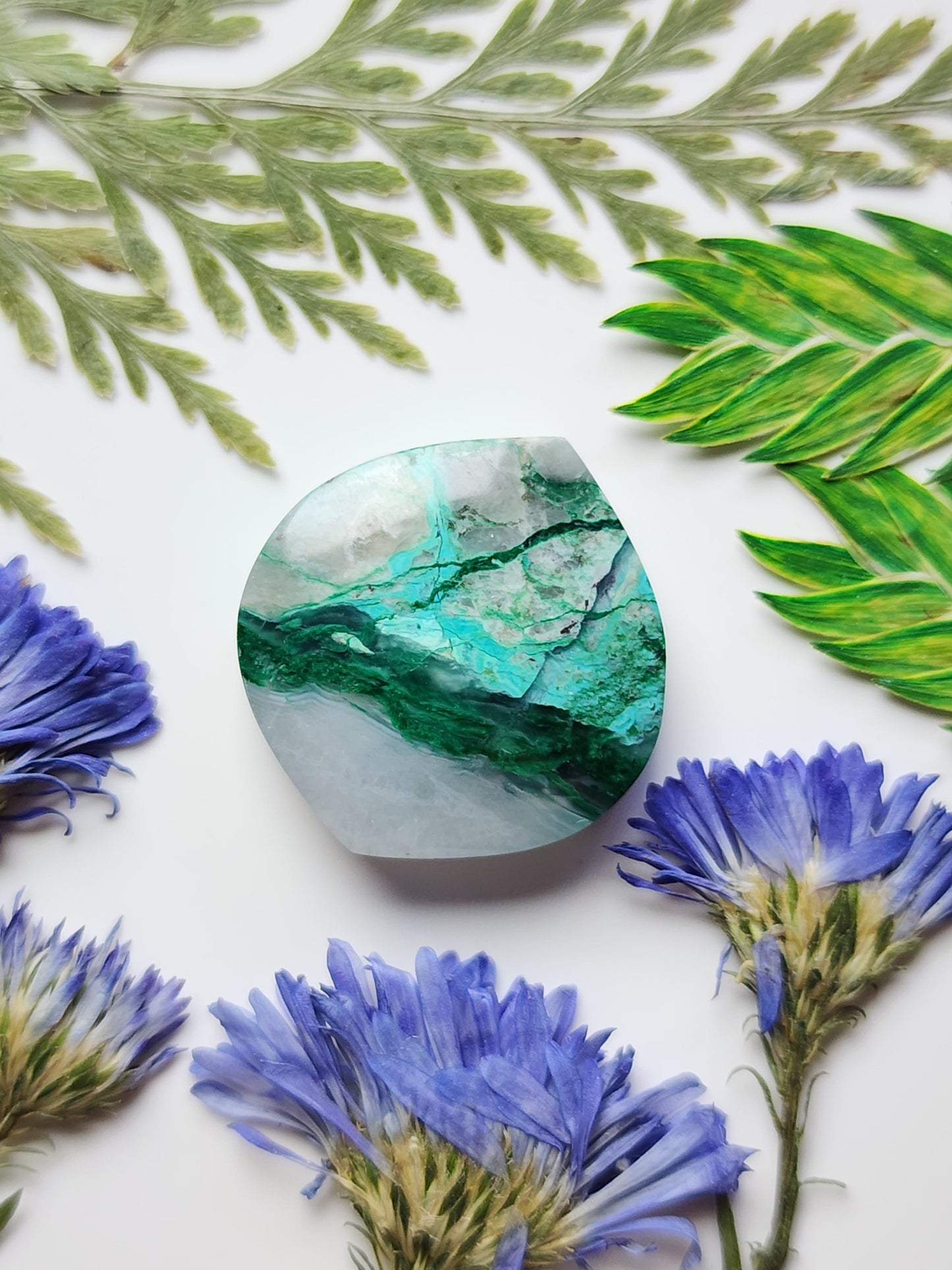 Inspiration mine Chrysocolla Malachite gem silica