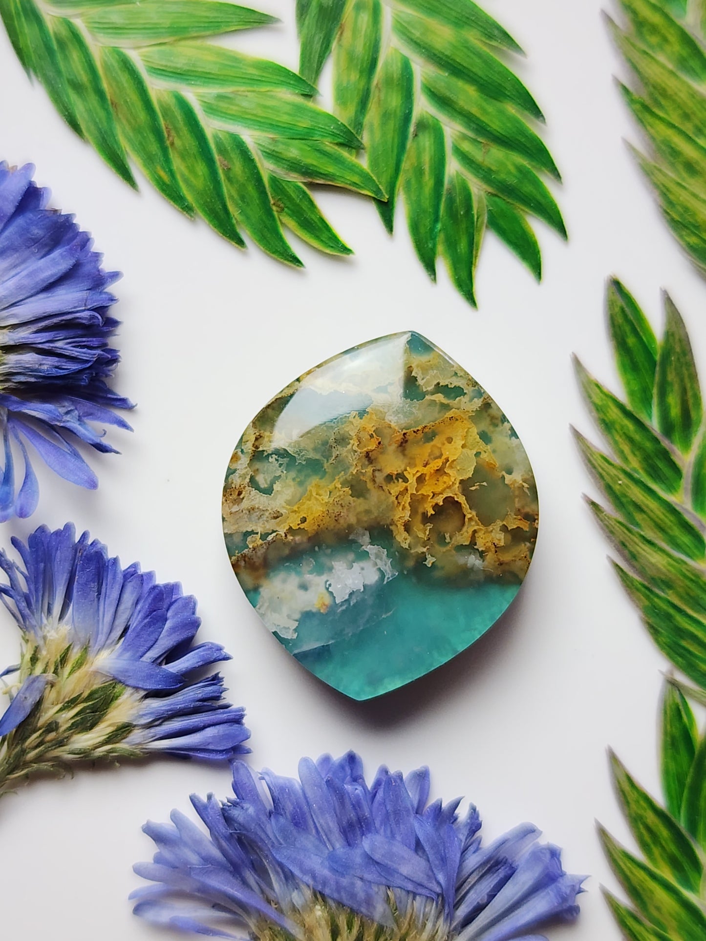 Bella Vista plume agate Doublet