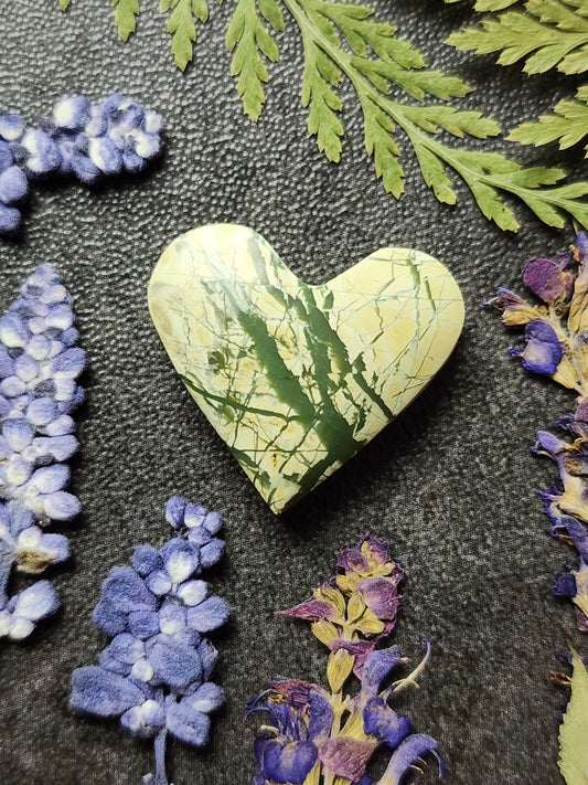 Imperial jasper heart