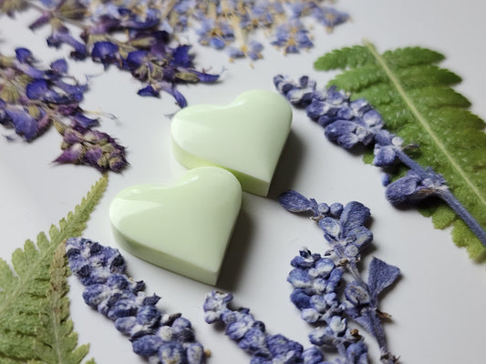 Lemon Chrysoprase heart pair