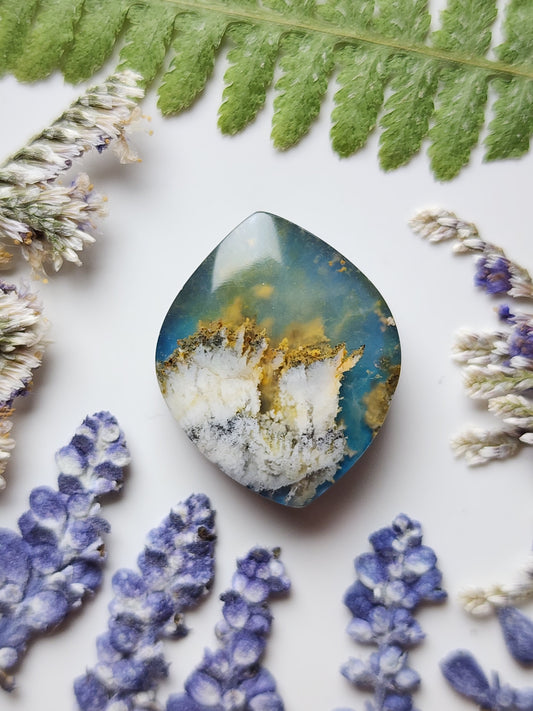 Bella Vista plume agate Doublet
