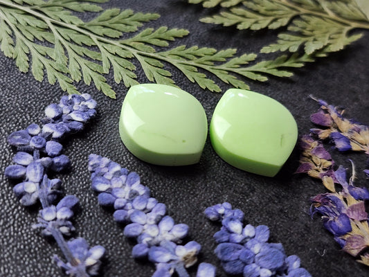 Lemon Chrysoprase pair
