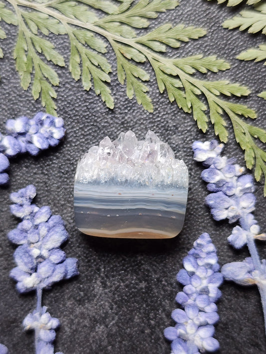Amethyst Cathedral agate crystal edge