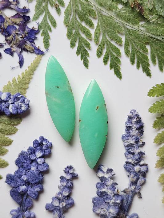 Newman Chrysoprase pair
