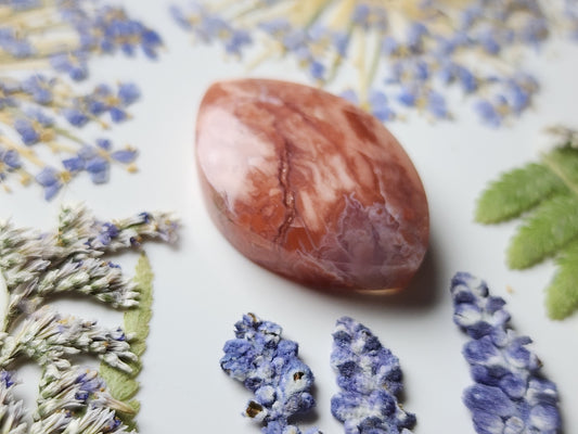 Cotton candy agate
