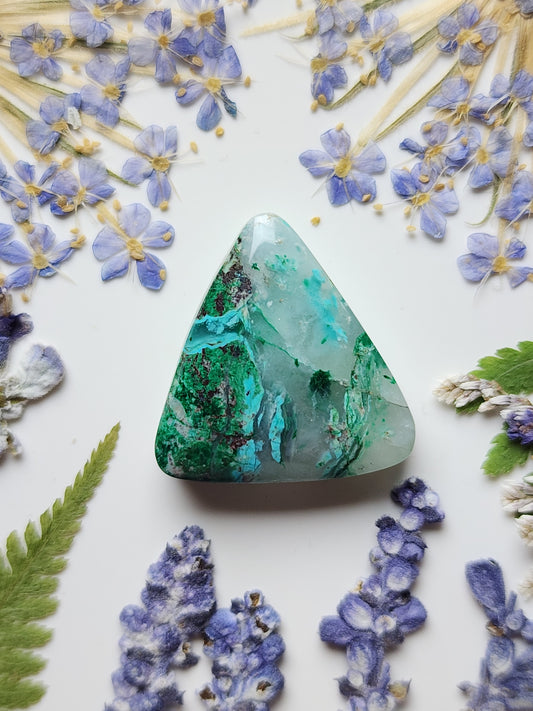 Inspiration mine Chrysocolla Malachite in quartz