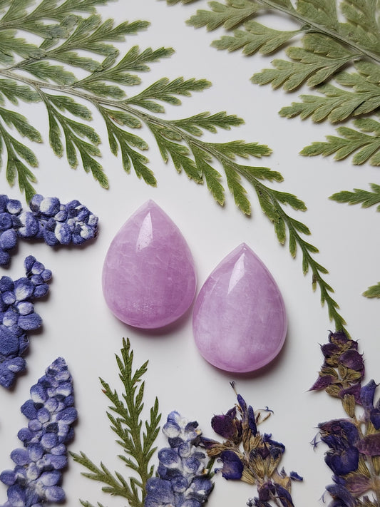 Lavender Kunzite pair