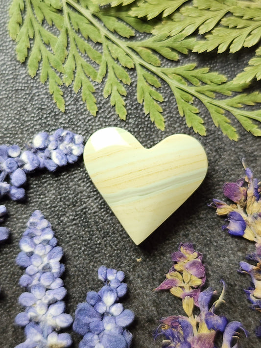 Imperial jasper heart