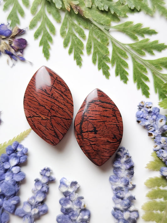 Indian paint stone pair