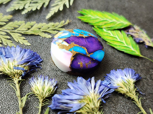 Dahlia Violet with bronze