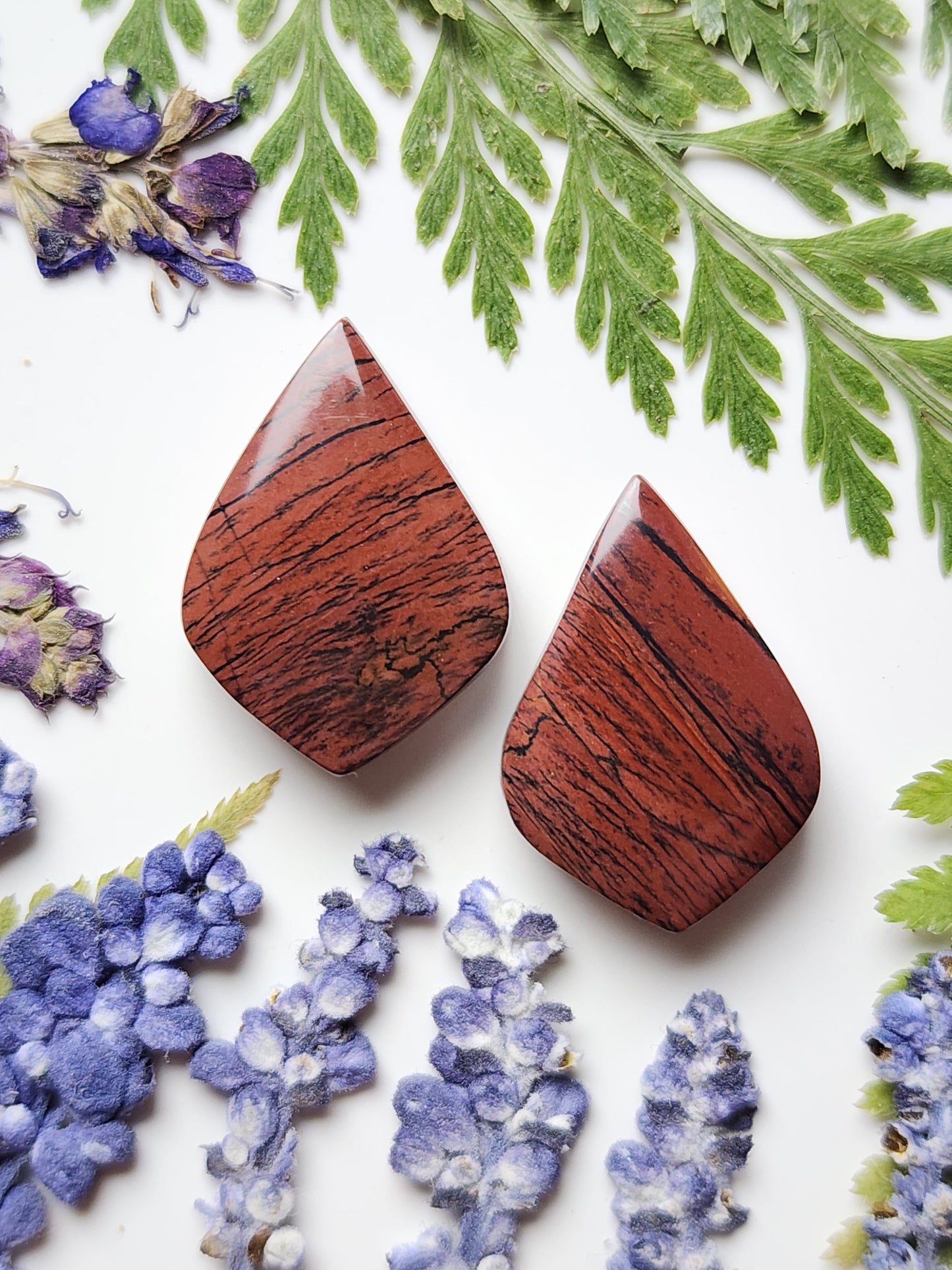 Indian paint stone pair