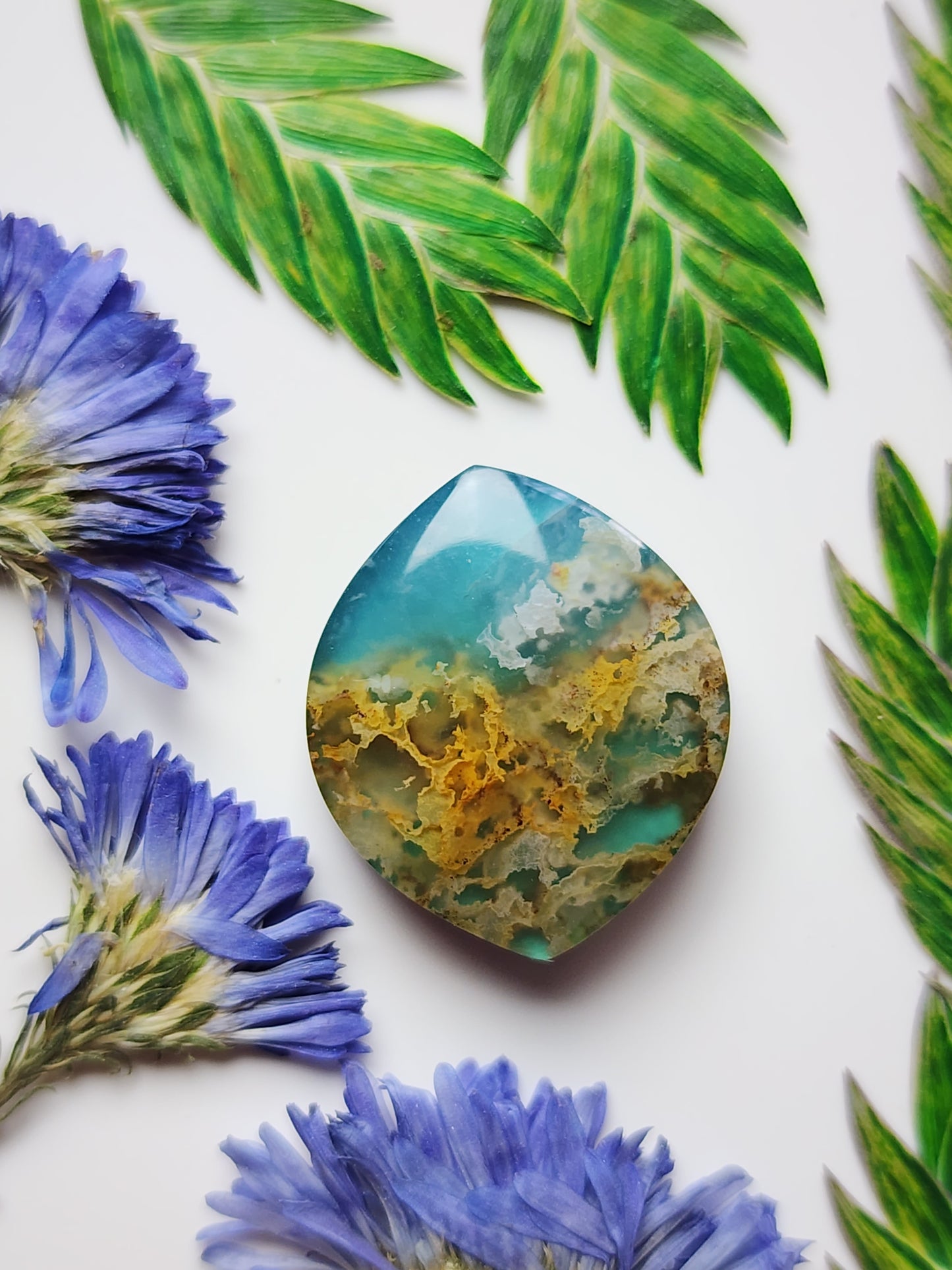 Bella Vista plume agate Doublet