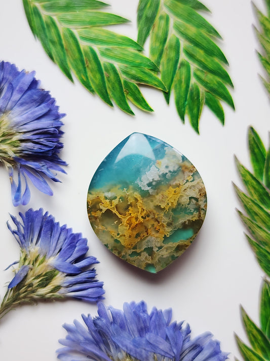 Bella Vista plume agate Doublet